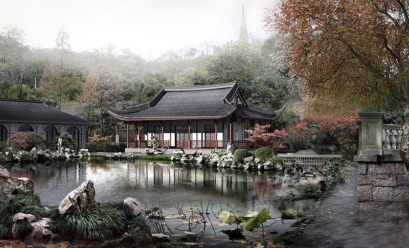 蘇州園林景觀建築設計